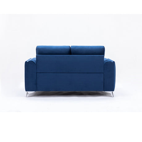 Acme - Wenona Loveseat LV01775 Blue Velvet