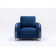 Acme - Wenona Chair LV01776 Blue Velvet
