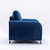 Acme - Wenona Chair LV01776 Blue Velvet