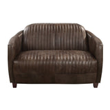 Brancaster Loveseat LV01810 Antique Slate Top Grain Leather | Acme | Home Elegance USA