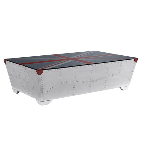 Acme - Brancaster Coffee Table LV01812 Aluminum