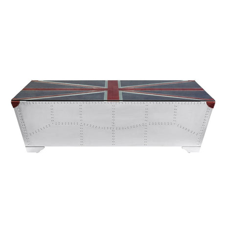 Brancaster Coffee Table LV01812 Aluminum | Acme | Home Elegance USA