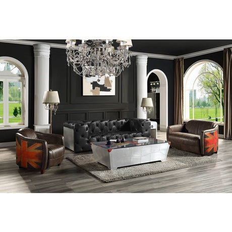 Brancaster Coffee Table LV01812 Aluminum | Acme | Home Elegance USA