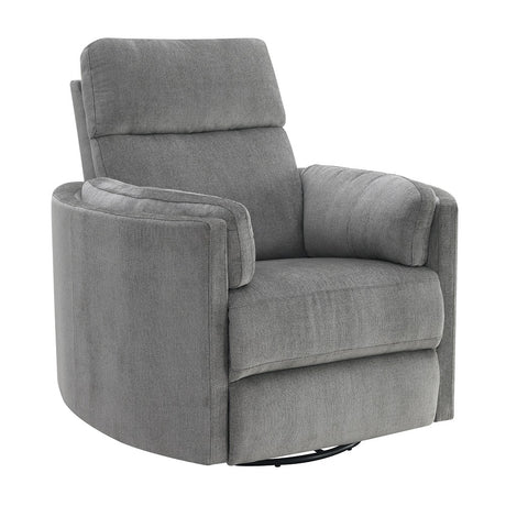 Acme - Sagen Recliner W/Swivel & Glider LV01879 Charcoal Chenille