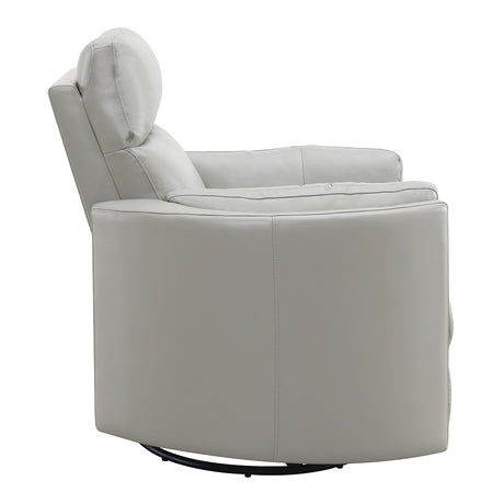 Acme - Sagen Recliner W/Swivel & Glider LV01880 Gray Leather Aire