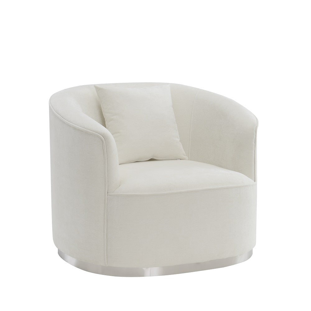 Acme - Odette Chair W/Pillow LV01919 Beige Chenille