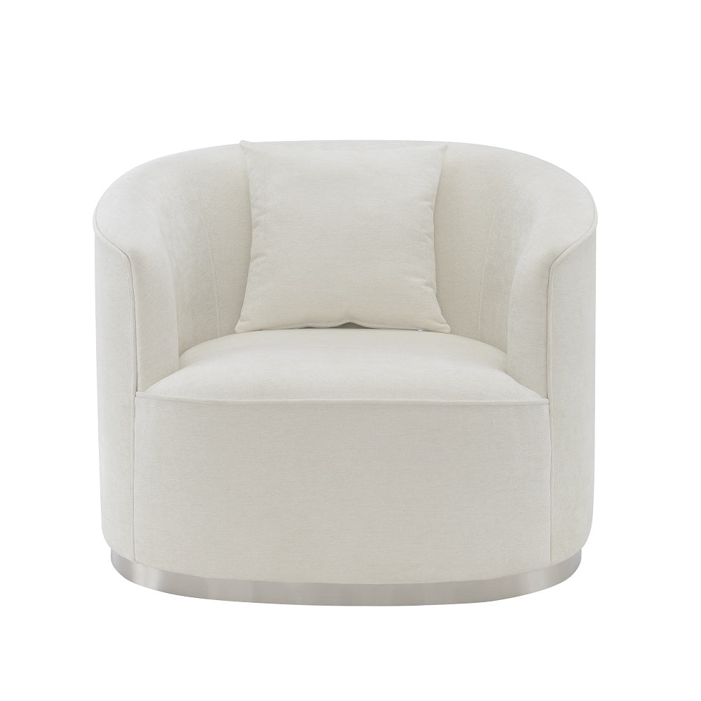 Acme - Odette Chair W/Pillow LV01919 Beige Chenille