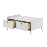 Acme - Milla Coffee Table LV02007 White Finish