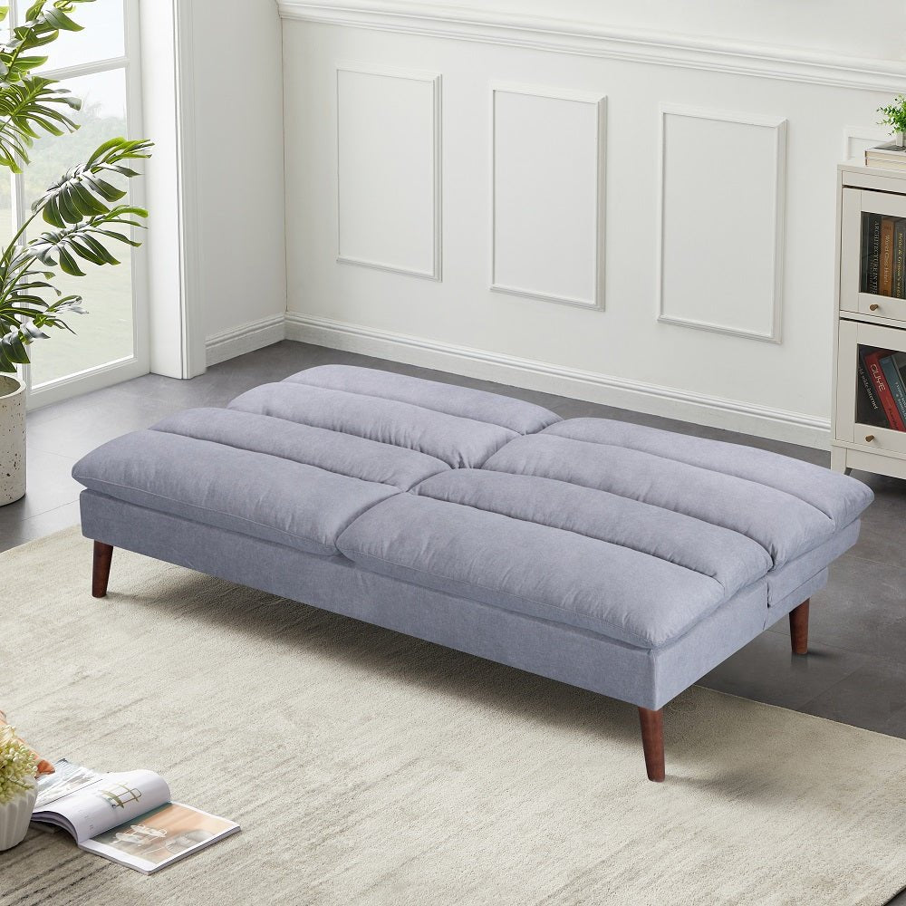 Baronicio Adjustable Sofa LV02129 Gray Fabric | Acme - LV02129 - Home Elegance USA - 2