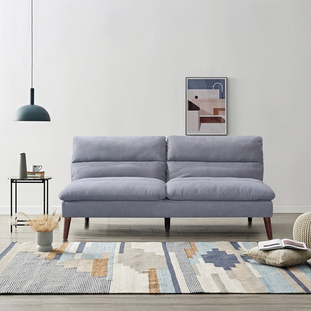 Baronicio Adjustable Sofa LV02129 Gray Fabric | Acme | Home Elegance USA