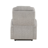 Acme - Evander Power Lift Recliner LV02180 Light Gray Chenille