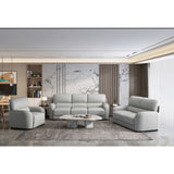 Acme - Edrice Sofa LV02200 Ice Gray Top Grain Leather