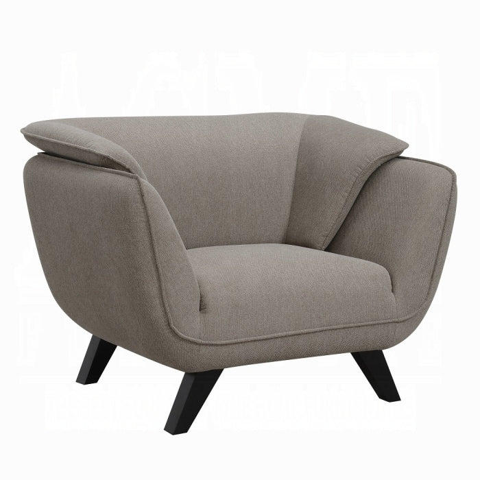 Nayeli Chair LV02370 Brown Linen | Acme