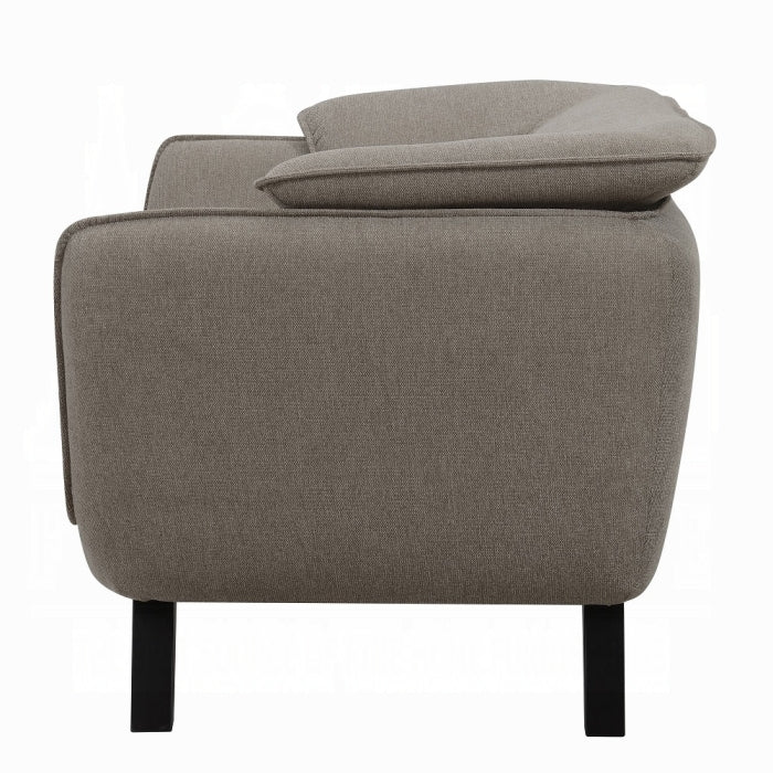 Nayeli Chair LV02370 Brown Linen | Acme