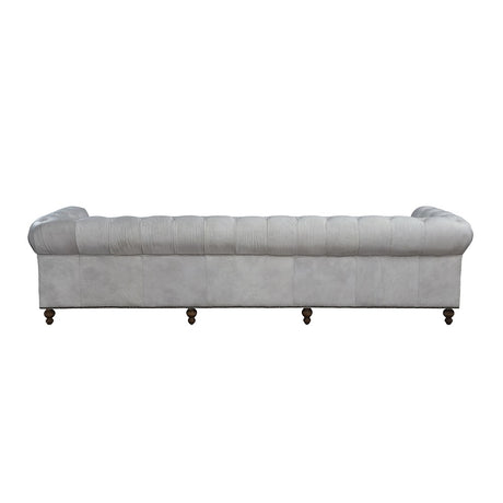 Acme - Ofer Sofa LV02404 Vintage White Top Grain Leather