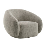 Acme - Isabel Chair W/Swivel LV02568 Brown Boucle