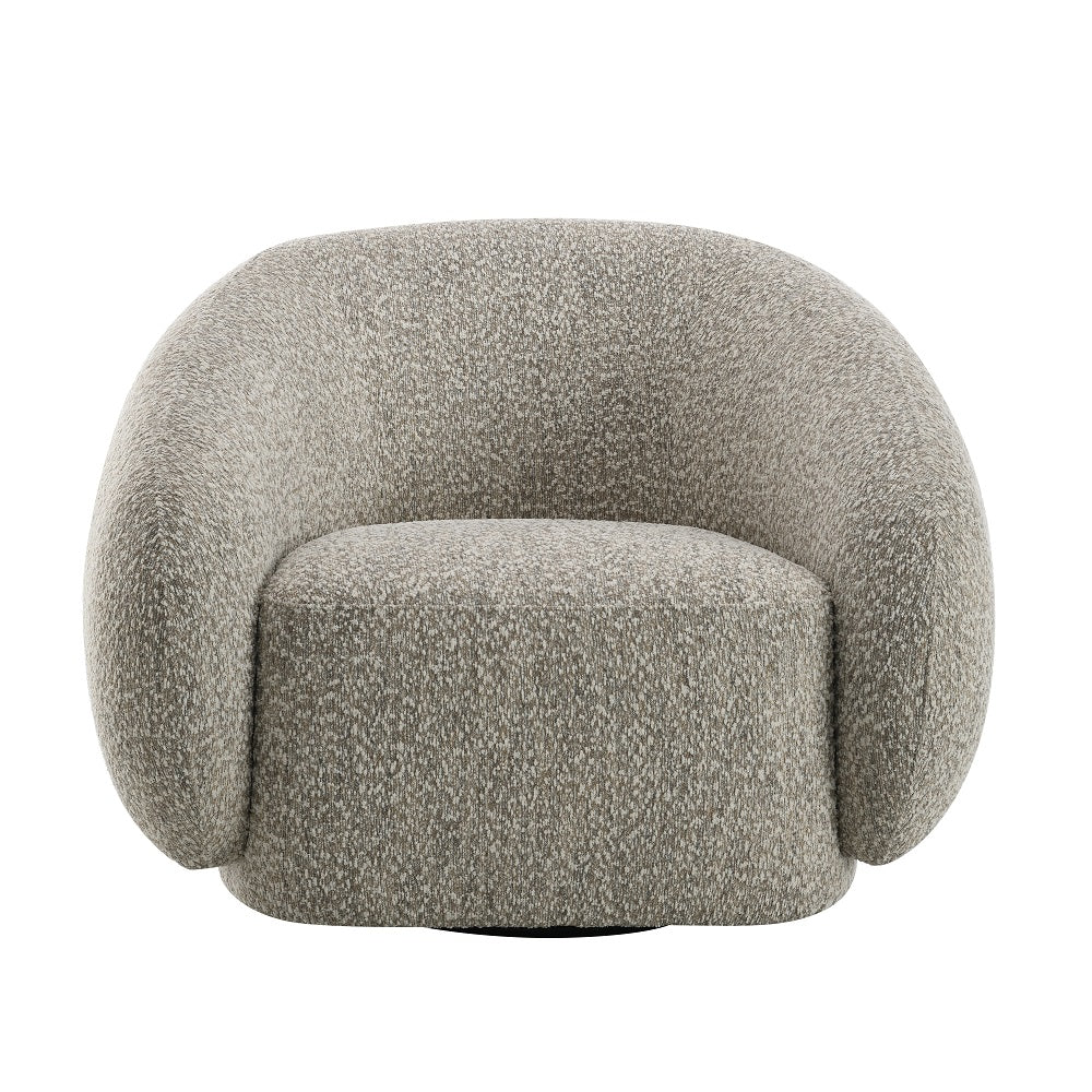 Acme - Isabel Chair W/Swivel LV02568 Brown Boucle