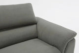 Divani Casa Maine Modern Grey Velvet Sofa WElectric Recliners Vgkne9104 - Fab - Gry - VGKNE9104 - FAB - GRY - Home Elegance USA - 5