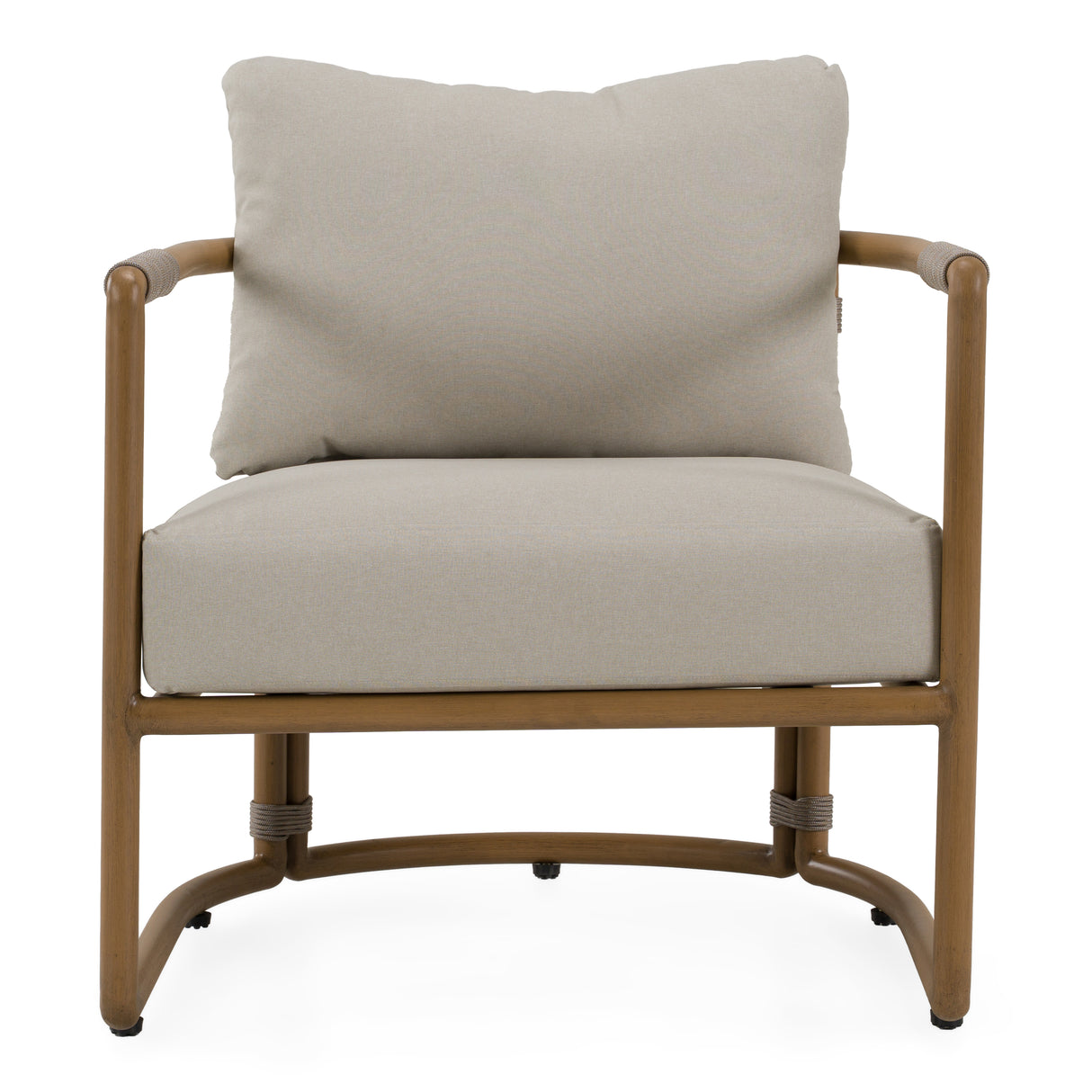 Malta - Outdoor Light Grey + Teak Sofa Set - View Image 1