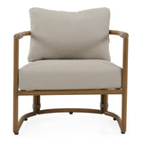 Malta - Outdoor Light Grey + Teak Sofa Set - View Image 1