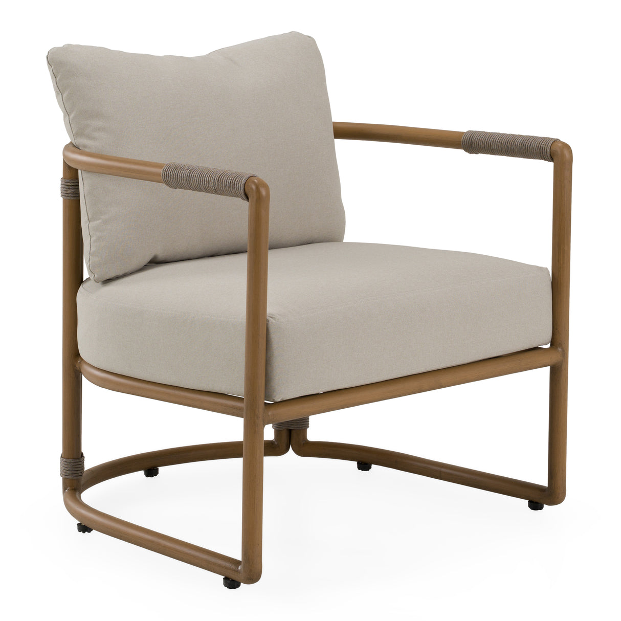 Malta - Outdoor Light Grey + Teak Sofa Set - View Image 1