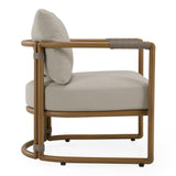 Malta - Outdoor Light Grey + Teak Sofa Set - View Image 1