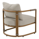 Malta - Outdoor Light Grey + Teak Sofa Set - View Image 1