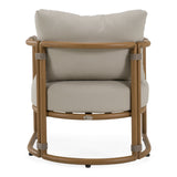 Malta - Outdoor Light Grey + Teak Sofa Set - View Image 1