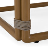 Malta - Outdoor Light Grey + Teak Dining Set - View Image 1
