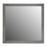 Manhattan- Contemporary Canopy Grey Bedroom Set-eastern