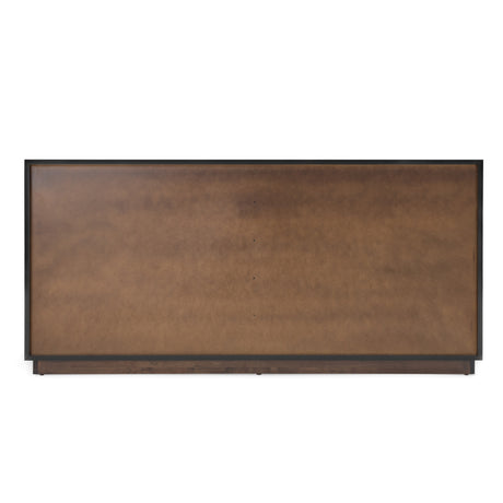 Manhattan - Contemporary Brown Oak and Gold Dresser - View Image 1