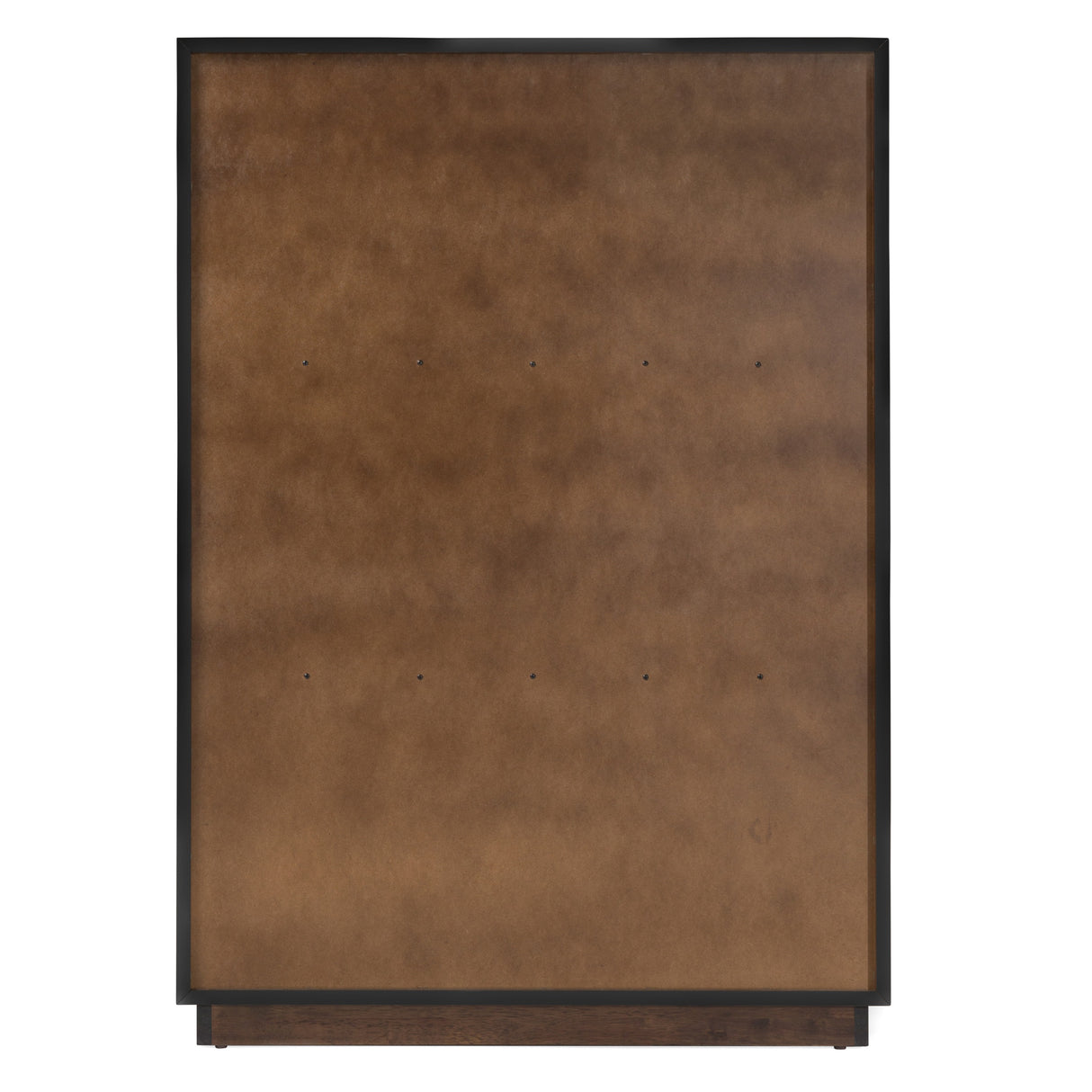 Manhattan - Contemporary Brown Oak and Gold Chest - View Image 1