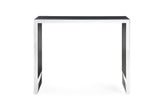 Modrest Manston - Modern Black Oak & Stainless Steel Bar Table