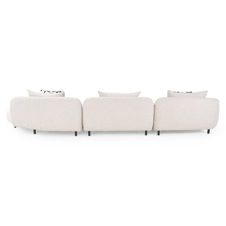 Marge - Contemporary Beige Sectional Sofa - View Image 1