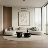 Marge - Contemporary Beige Sectional Sofa - View Image 1