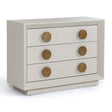 Modrest Marjorie - Modern Cream & Brushed Gold Nightstand | VIG