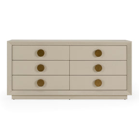 Marjorie - Modern Cream & Brushed Gold Dresser - View Image 1