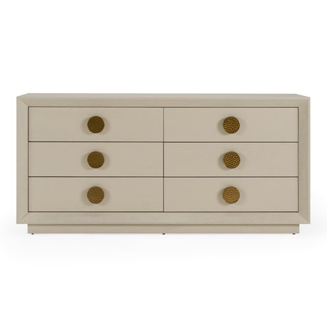 Marjorie - Modern Cream & Brushed Gold Dresser - View Image 1