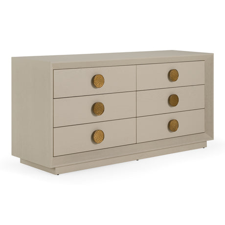 Marjorie - Modern Cream & Brushed Gold Dresser - View Image 1