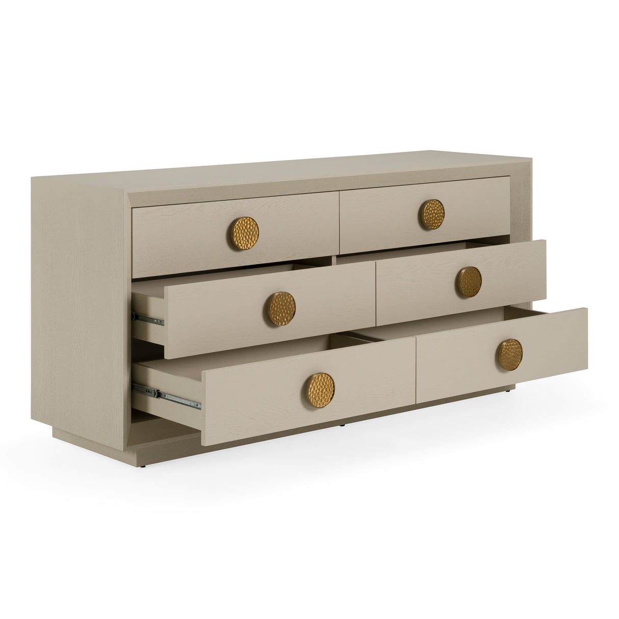 Marjorie - Modern Cream & Brushed Gold Dresser - View Image 1