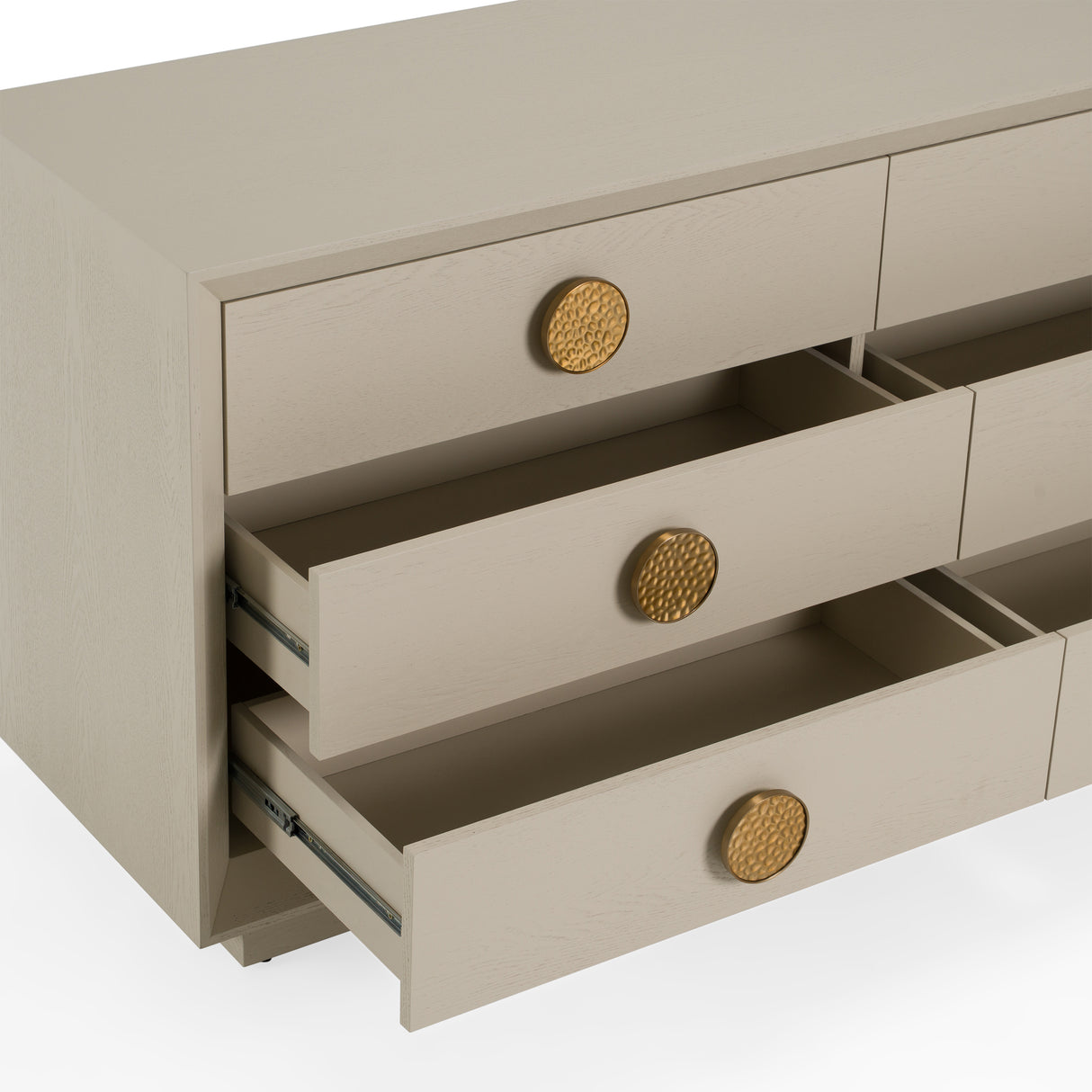 Marjorie - Modern Cream & Brushed Gold Dresser - View Image 1