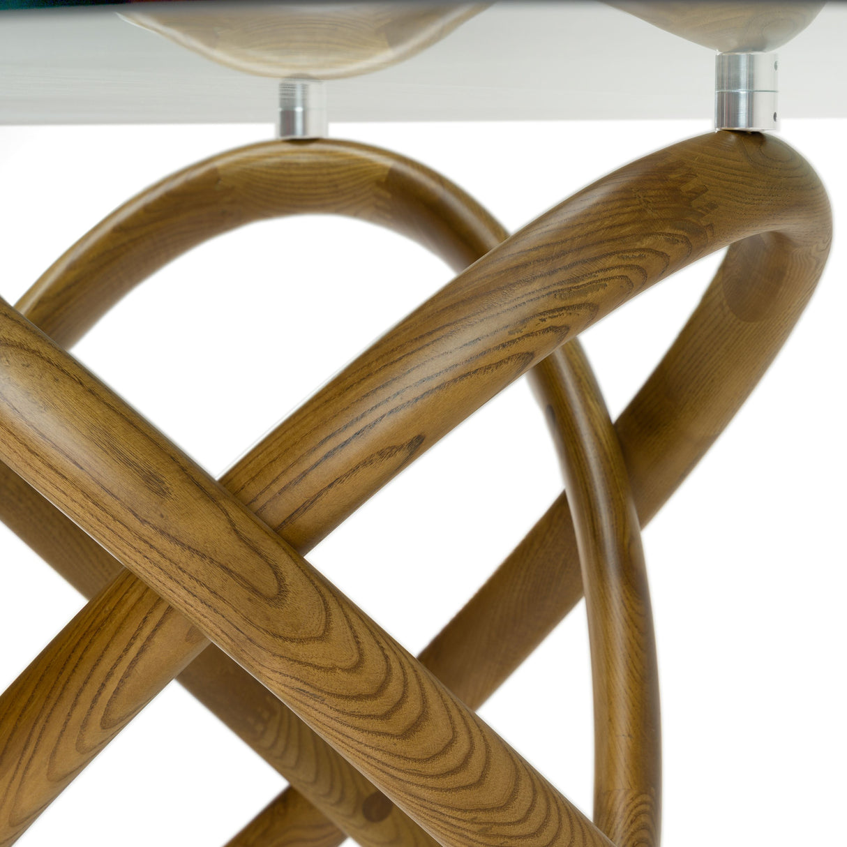 Modrest Mason Modern Glass & Walnut Dining Table Vgcsdt-16092