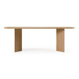 Masuda - Modern Natural Ash Rectangular Dining Table - View Image 1