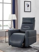 Divani Casa Nashua Modern Blue Leatherette Recliner Chair Vgmb - R079 - Blu - VGMB - R079 - BLU - Home Elegance USA - 2