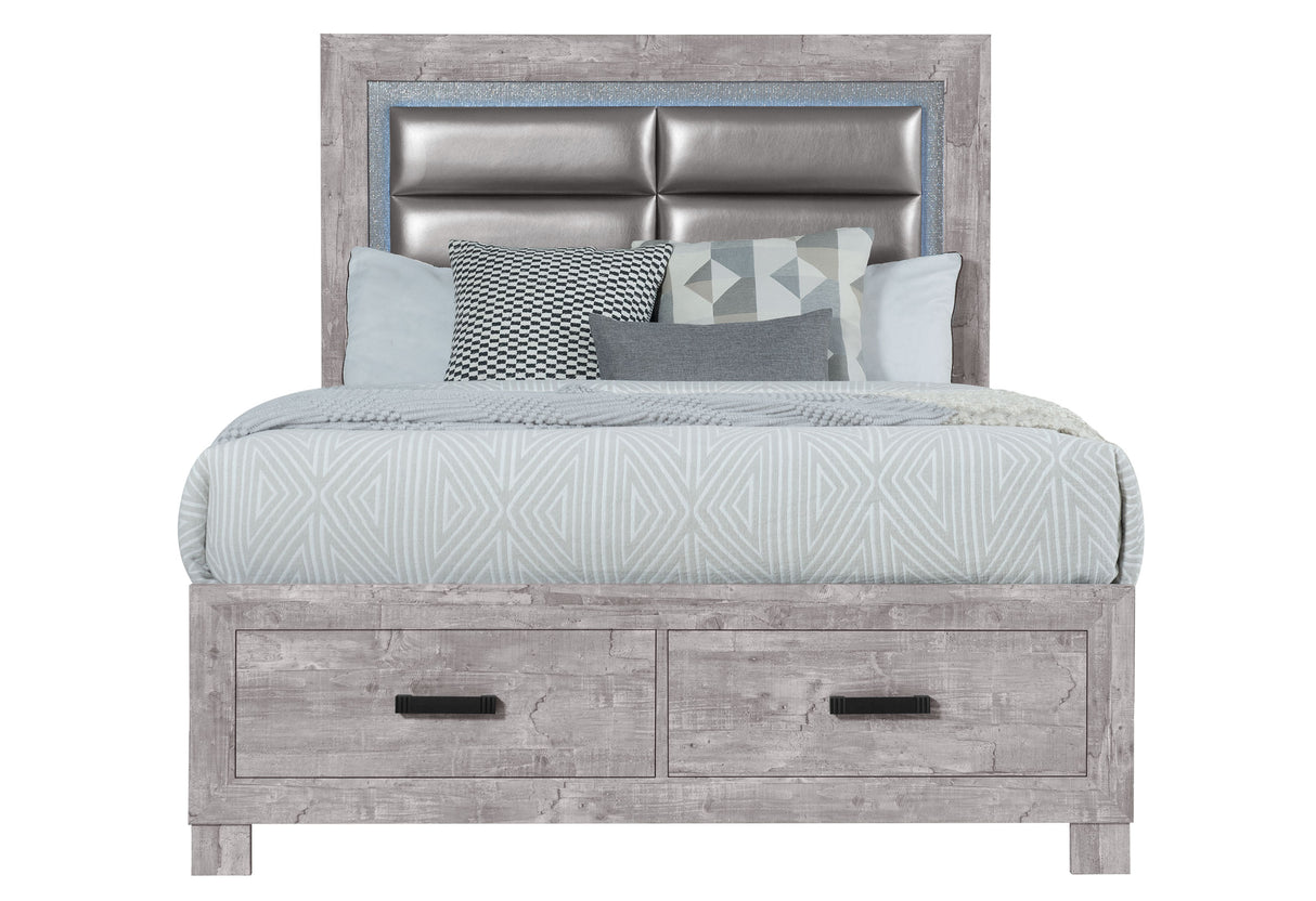 Nolan Grey Full Bed | Global
