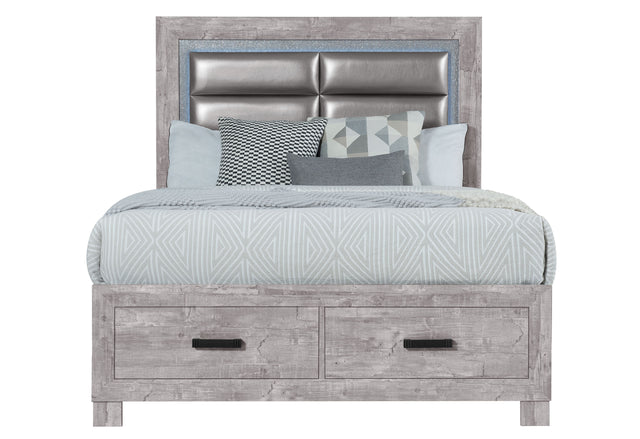 Nolan Grey Full Bed | Global