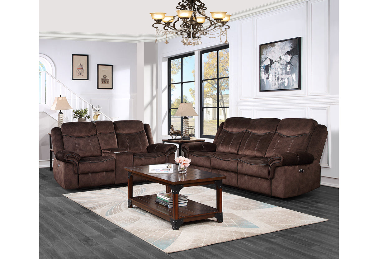 U2200 Domino Coffee Power Reclining Sofa | Global Furniture USA