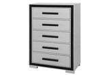 Amelia Grey Black Chest | Global