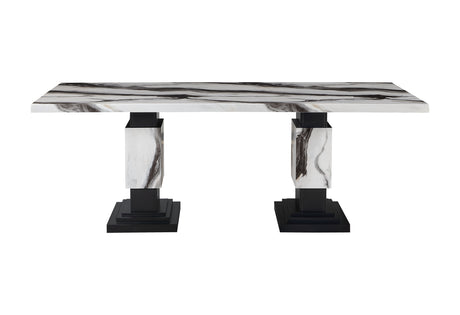 D12 Dt White/Black | Global - Home Elegance USA
