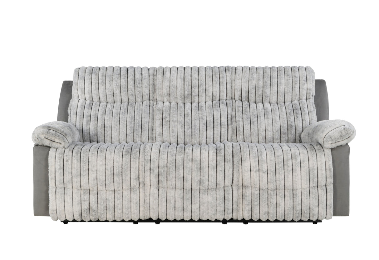 U6028 Grey Reclining Sofa | Global Furniture USA